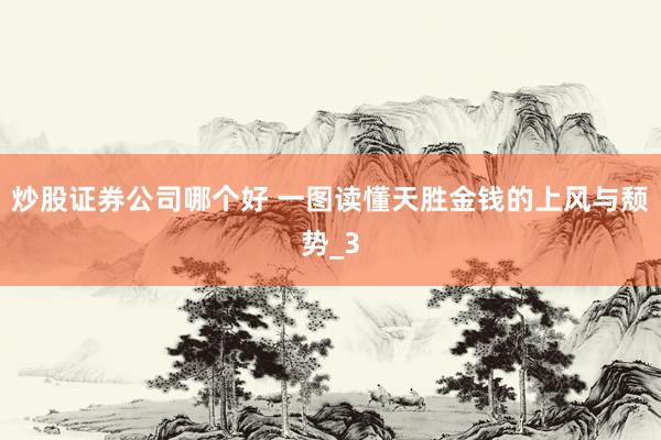 炒股证券公司哪个好 一图读懂天胜金钱的上风与颓势_3